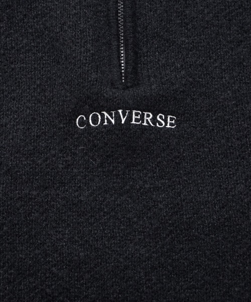 CONVERSE(コンバース)の「『CONVERSE/コンバース』ダブルジャガードハーフジップセーター(ニット/セーター・メンズ・オフホワイト/ブラック・XL/L/M)」の16枚目の写真
