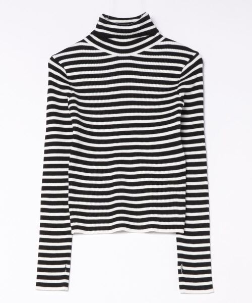 ANAP(アナップ)の「フィンガーホールタートルネックリブニットトップス(ニット/セーター・レディース・オフホワイト/グレー/ホワイト×ブラック/ブラック系その他/レッド/ブラック/ブラック×ホワイト/ベージュ・FREE)」の22枚目の写真