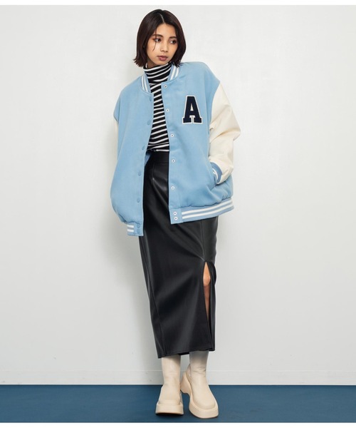 ANAP(アナップ)の「フィンガーホールタートルネックリブニットトップス(ニット/セーター・レディース・オフホワイト/グレー/ホワイト×ブラック/ブラック系その他/レッド/ブラック/ブラック×ホワイト/ベージュ・FREE)」の18枚目の写真