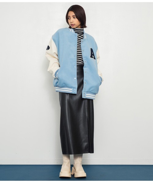 ANAP(アナップ)の「フィンガーホールタートルネックリブニットトップス(ニット/セーター・レディース・オフホワイト/グレー/ホワイト×ブラック/ブラック系その他/レッド/ブラック/ブラック×ホワイト/ベージュ・FREE)」の19枚目の写真