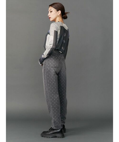 EVRIS(エヴリス)の「グラフィックメローシアートップス(Tシャツ/カットソー・レディース・ネイビー/ブラック・FREE)」の15枚目の写真