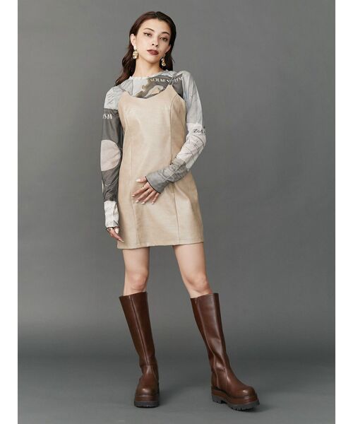 EVRIS(エヴリス)の「グラフィックメローシアートップス(Tシャツ/カットソー・レディース・ネイビー/ブラック・FREE)」の20枚目の写真