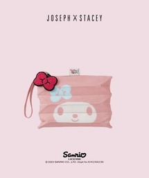 JOSEPH AND STACEY（ジョセフアンドステイシー）の「ラッキープリーツニットクラッチ(S) Sanrio Characters（ハンドバッグ）」