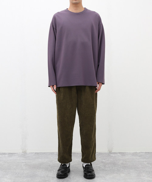 STILL BY HAND（スティルバイハンド）の「【STILL BY HAND / スティルバイハンド】 コーデュロイイージーPT（スラックス・メンズ・ブラック/カーキ・44/46）」の5枚目の写真