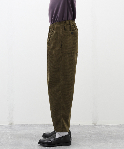STILL BY HAND（スティルバイハンド）の「【STILL BY HAND / スティルバイハンド】 コーデュロイイージーPT（スラックス・メンズ・ブラック/カーキ・44/46）」の7枚目の写真