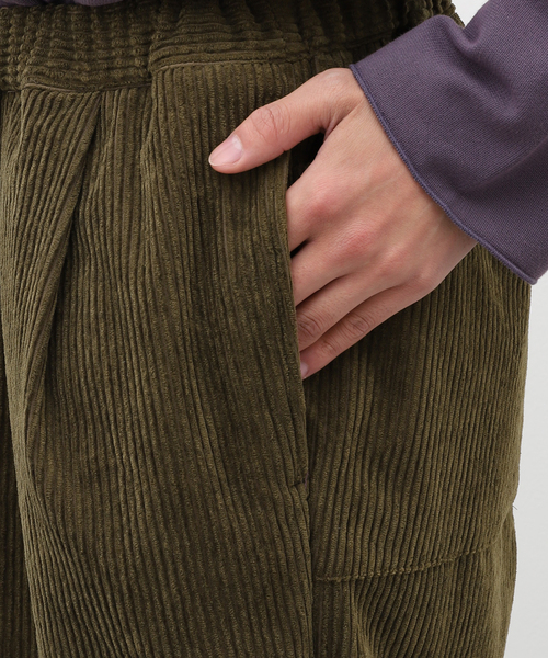 STILL BY HAND（スティルバイハンド）の「【STILL BY HAND / スティルバイハンド】 コーデュロイイージーPT（スラックス・メンズ・ブラック/カーキ・44/46）」の12枚目の写真