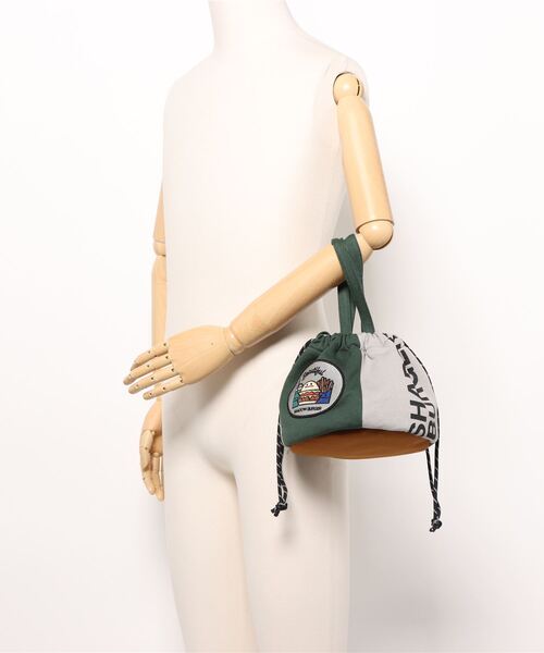 Design Tshirts Store graniph（デザイン　ティーシャツ　ストア　グラニフ）の「FRUIT OF THE LOOM× graniph BURGER BAG（ハンドバッグ・メンズ・グリーン・FREE）」の12枚目の写真