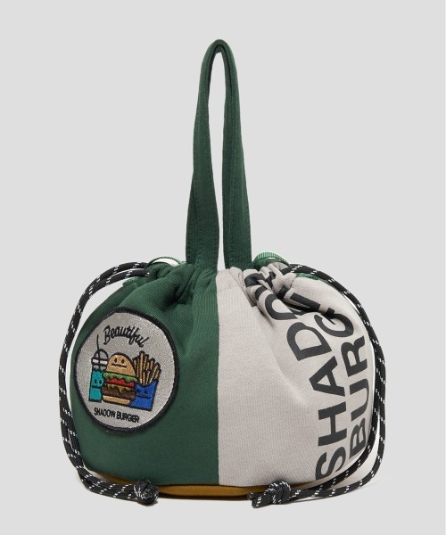 Design Tshirts Store graniph（デザイン　ティーシャツ　ストア　グラニフ）の「FRUIT OF THE LOOM× graniph BURGER BAG（ハンドバッグ・メンズ・グリーン・FREE）」の2枚目の写真