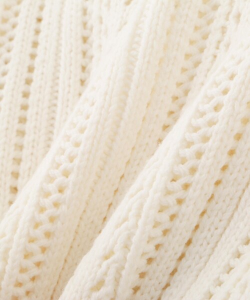PROPORTION BODY DRESSING（プロポーションボディドレッシング）の「アイレットニット / 1214170902（ニット/セーター・レディース・ホワイト/ブルー/イエロー・SMALL/MEDIUM）」の22枚目の写真