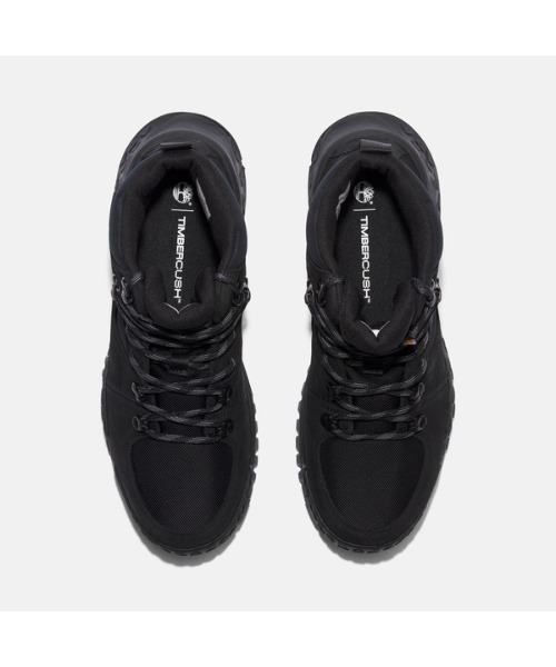 Timberland（ティンバーランド）の「メンズ モーション スクランブル ミッド レースアップ ウォータープルーフ ブーツ - ブラック（スニーカー・メンズ・ブラック・29.0cm/28.5cm/28.0cm/27.5cm/27.0cm/26.5cm/26.0cm/25.5cm/30.0cm）」の8枚目の写真