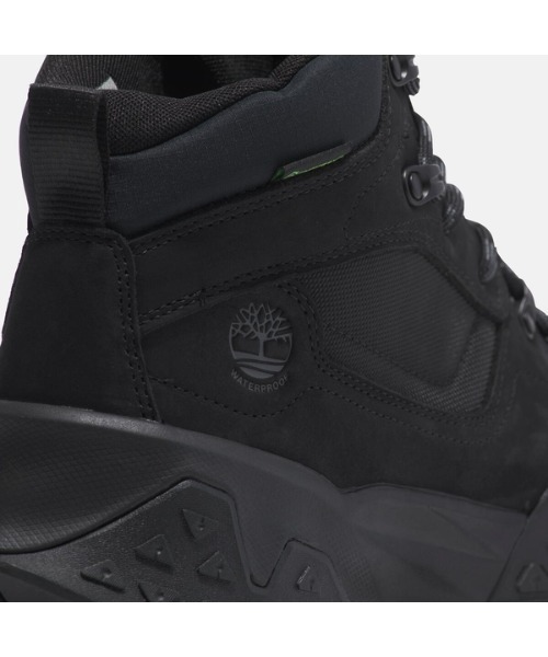 Timberland（ティンバーランド）の「メンズ モーション スクランブル ミッド レースアップ ウォータープルーフ ブーツ - ブラック（スニーカー・メンズ・ブラック・29.0cm/28.5cm/28.0cm/27.5cm/27.0cm/26.5cm/26.0cm/25.5cm/30.0cm）」の12枚目の写真