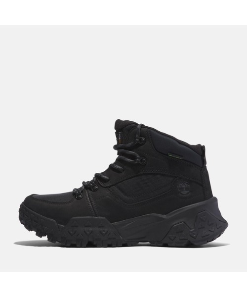 Timberland（ティンバーランド）の「メンズ モーション スクランブル ミッド レースアップ ウォータープルーフ ブーツ - ブラック（スニーカー・メンズ・ブラック・29.0cm/28.5cm/28.0cm/27.5cm/27.0cm/26.5cm/26.0cm/25.5cm/30.0cm）」の13枚目の写真