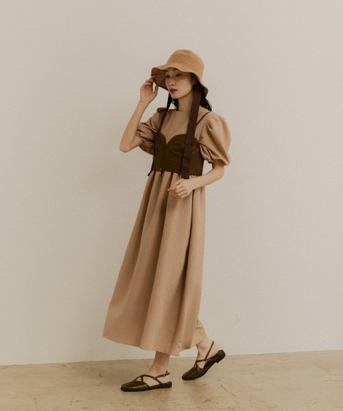 moi tytto（モイテュット）の「ジップ付きニットビスチェ（ベスト・レディース・ナチュラル/ベージュ/ブラウン・FREE）」の22枚目の写真