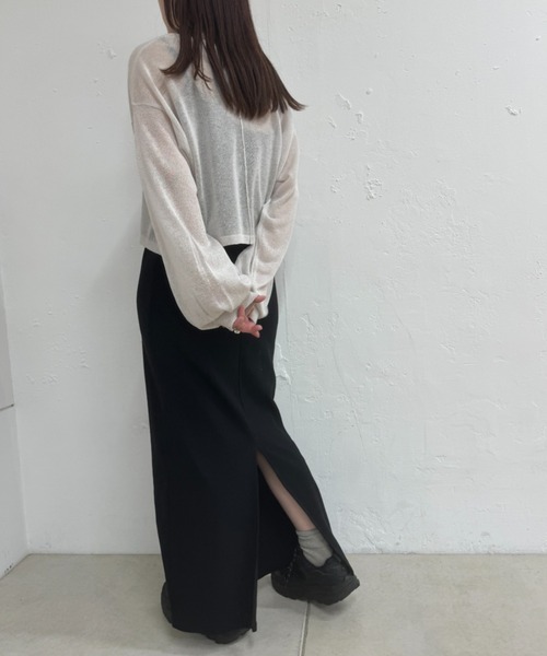 レディース クロップド プルオーバーニット 楽天市場】【SALE／80%OFF】カラーネップ クロップド プル