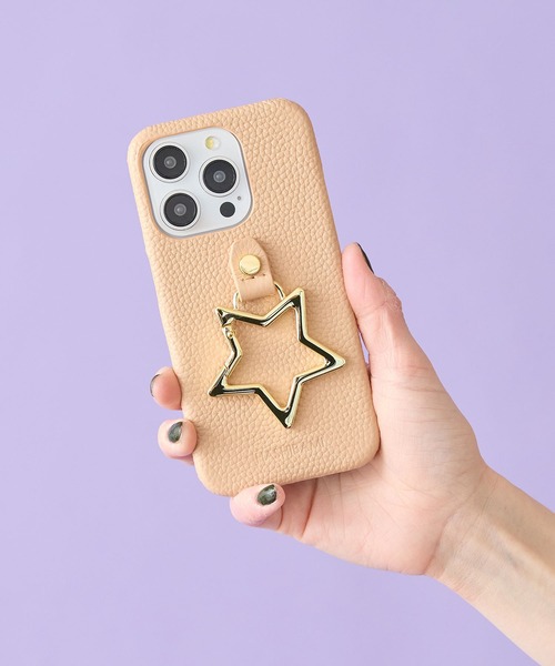 HASHIBAMI（ハシバミ）の「【HASHIBAMI】ビッグスターiPhoneケース ※iPhone15pro 用（スマホケース/カバー・レディース・グレー/ブラック/レモンイエロー/アクア/ふじ色系/ライトオレンジ系/ローズ系・FREE）」の7枚目の写真