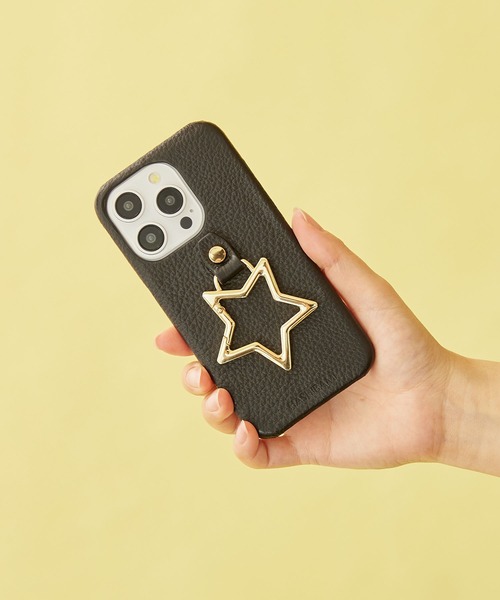 HASHIBAMI（ハシバミ）の「【HASHIBAMI】ビッグスターiPhoneケース ※iPhone15pro 用（スマホケース/カバー・レディース・グレー/ブラック/レモンイエロー/アクア/ふじ色系/ライトオレンジ系/ローズ系・FREE）」の16枚目の写真