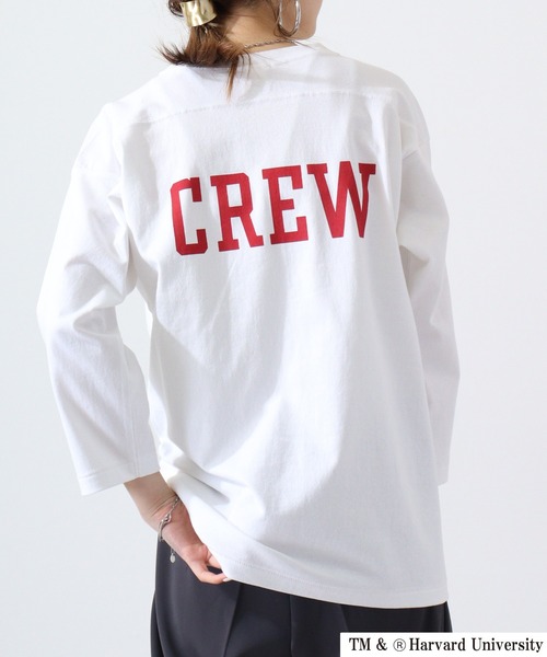 HARVARD(ハーバード)の「HARVARD フットボールTee(Tシャツ/カットソー・メンズ・ブラック/ホワイト・XL/L/M)」の8枚目の写真