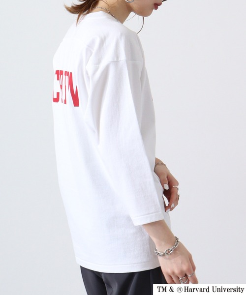 HARVARD(ハーバード)の「HARVARD フットボールTee(Tシャツ/カットソー・メンズ・ブラック/ホワイト・XL/L/M)」の7枚目の写真