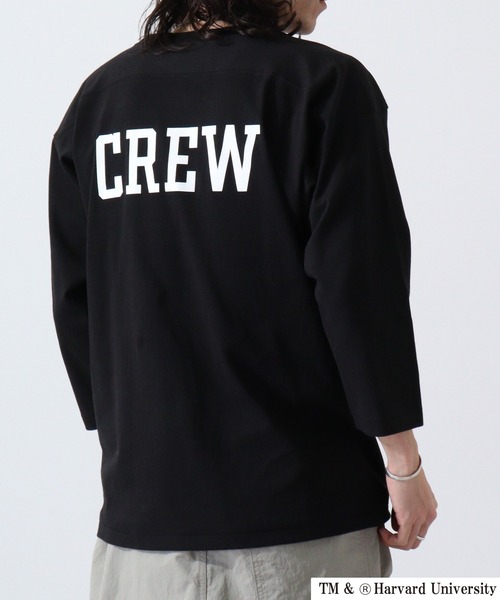 HARVARD(ハーバード)の「HARVARD フットボールTee(Tシャツ/カットソー・メンズ・ブラック/ホワイト・XL/L/M)」の14枚目の写真