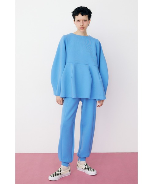 HeRIN.CYE(ヘリンドットサイ)の「Feels hem flare tops フィールズヘムフレアートップス(Tシャツ/カットソー・レディース・ホワイト/ブラック/ブルー・FREE)」の7枚目の写真