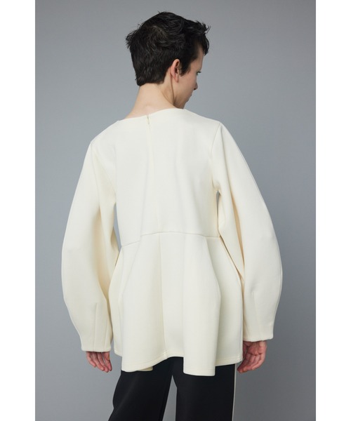HeRIN.CYE(ヘリンドットサイ)の「Feels hem flare tops フィールズヘムフレアートップス(Tシャツ/カットソー・レディース・ホワイト/ブラック/ブルー・FREE)」の12枚目の写真