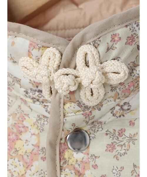 Samansa Mos2（サマンサ モスモス）の「ダイヤキルトリバーシブルジャケット（ノーカラージャケット・レディース・イエロー/ミント/ベージュ・F）」の15枚目の写真