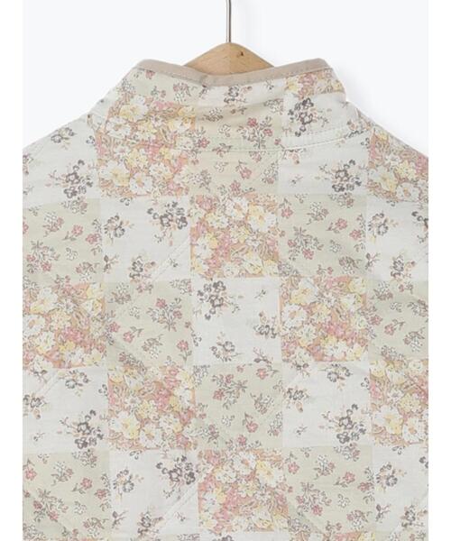 Samansa Mos2（サマンサ モスモス）の「ダイヤキルトリバーシブルジャケット（ノーカラージャケット・レディース・イエロー/ミント/ベージュ・F）」の17枚目の写真