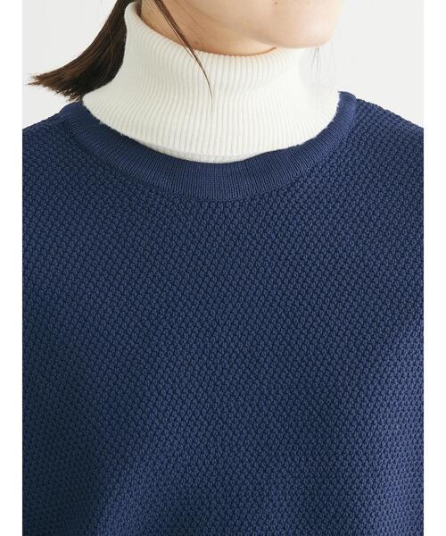 Green Parks(グリーンパークス)の「2way パール釦ニットプルオーバー(ニット/セーター・レディース・ダークネイビー/ベージュ/アイボリー/サックスブルー・FREE)」の12枚目の写真