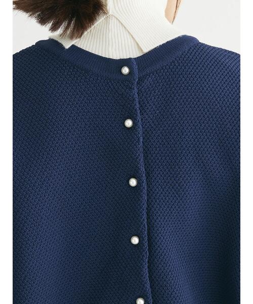 Green Parks(グリーンパークス)の「2way パール釦ニットプルオーバー(ニット/セーター・レディース・ダークネイビー/ベージュ/アイボリー/サックスブルー・FREE)」の15枚目の写真