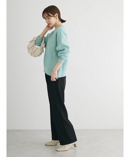 Green Parks(グリーンパークス)の「2way パール釦ニットプルオーバー(ニット/セーター・レディース・ダークネイビー/ベージュ/アイボリー/サックスブルー・FREE)」の18枚目の写真