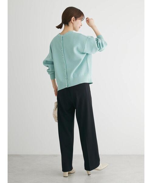 Green Parks(グリーンパークス)の「2way パール釦ニットプルオーバー(ニット/セーター・レディース・ダークネイビー/ベージュ/アイボリー/サックスブルー・FREE)」の22枚目の写真