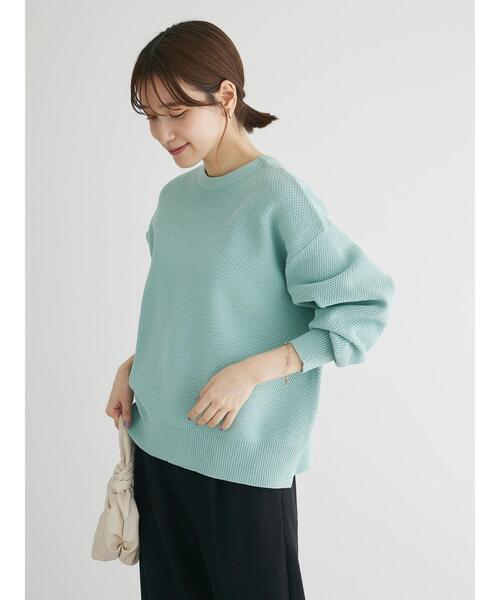 Green Parks(グリーンパークス)の「2way パール釦ニットプルオーバー(ニット/セーター・レディース・ダークネイビー/ベージュ/アイボリー/サックスブルー・FREE)」の17枚目の写真