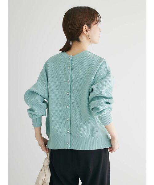 Green Parks(グリーンパークス)の「2way パール釦ニットプルオーバー(ニット/セーター・レディース・ダークネイビー/ベージュ/アイボリー/サックスブルー・FREE)」の19枚目の写真