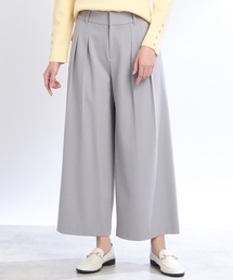 ◆【SALE/WEB限定カラーあり/洗える】ストレッチワイドクロップドパンツ