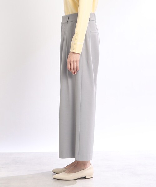 Reflect(リフレクト)の「◆【SALE/WEB限定カラーあり/洗える】ストレッチワイドクロップドパンツ(その他パンツ・レディース・キャメル/ネイビー/アイボリー/ライトグレー・11/09/07/05/13/15 /17)」の18枚目の写真