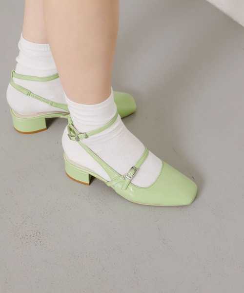 SENSE OF PLACE by URBAN RESEARCH(センスオブプレイスバイアーバンリサーチ)の「メリージェーンシューズ(パンプス・レディース・シルバー/ブラック/ミント・SMALL/MEDIUM/LARGE)」の9枚目の写真