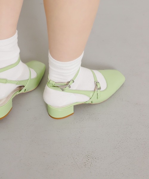 SENSE OF PLACE by URBAN RESEARCH(センスオブプレイスバイアーバンリサーチ)の「メリージェーンシューズ(パンプス・レディース・シルバー/ブラック/ミント・SMALL/MEDIUM/LARGE)」の11枚目の写真