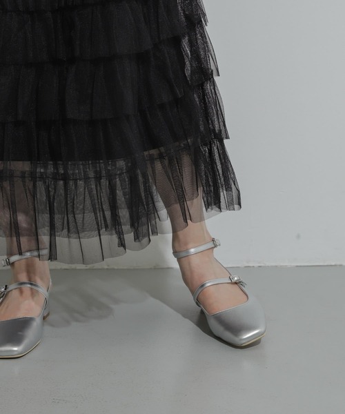 SENSE OF PLACE by URBAN RESEARCH(センスオブプレイスバイアーバンリサーチ)の「メリージェーンシューズ(パンプス・レディース・シルバー/ブラック/ミント・SMALL/MEDIUM/LARGE)」の16枚目の写真