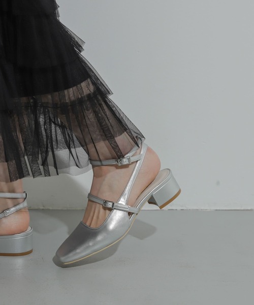 SENSE OF PLACE by URBAN RESEARCH(センスオブプレイスバイアーバンリサーチ)の「メリージェーンシューズ(パンプス・レディース・シルバー/ブラック/ミント・SMALL/MEDIUM/LARGE)」の17枚目の写真