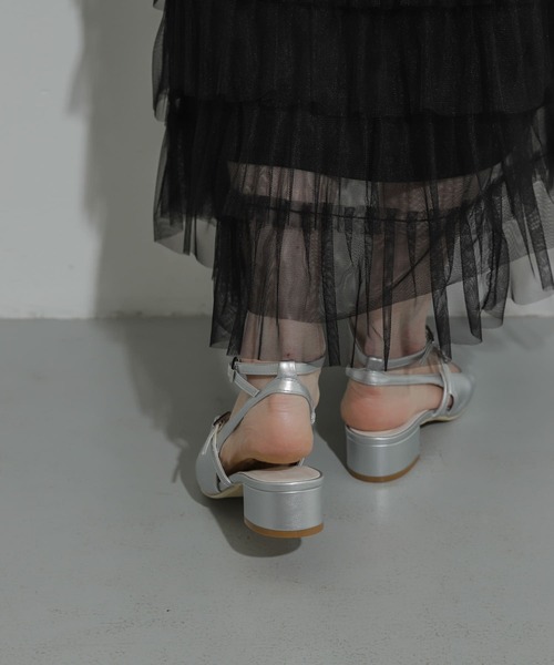 SENSE OF PLACE by URBAN RESEARCH(センスオブプレイスバイアーバンリサーチ)の「メリージェーンシューズ(パンプス・レディース・シルバー/ブラック/ミント・SMALL/MEDIUM/LARGE)」の18枚目の写真