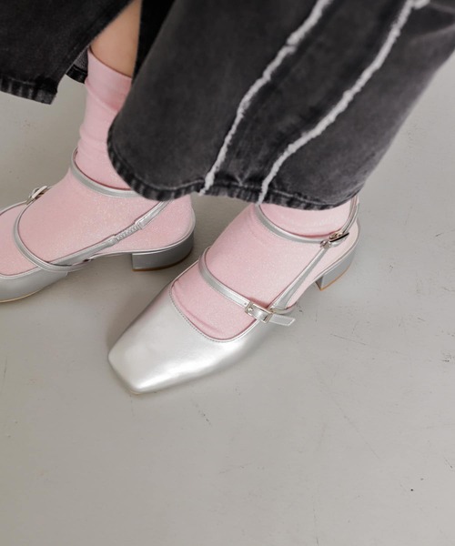 SENSE OF PLACE by URBAN RESEARCH(センスオブプレイスバイアーバンリサーチ)の「メリージェーンシューズ(パンプス・レディース・シルバー/ブラック/ミント・SMALL/MEDIUM/LARGE)」の22枚目の写真