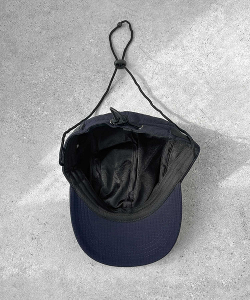 Chillfar（チルファー）の「紐付きキャップ（キャップ・レディース・ネイビー/ベージュ/ブラック/カーキ・FREE）」の9枚目の写真