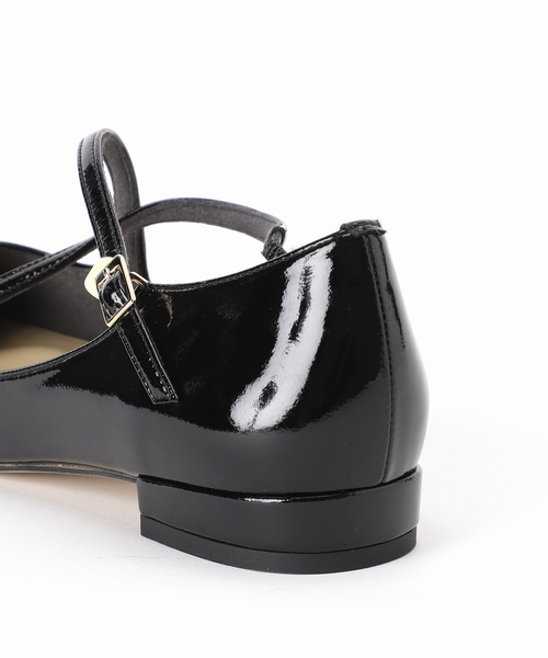 LE TALON(ルタロン)の「ポインテッドクロスハートストラップフラット(その他シューズ・レディース・アイボリー/ブラックミックス・22.5cm/23cm/23.5cm/24cm/25cm/22cm/24.5cm)」の13枚目の写真