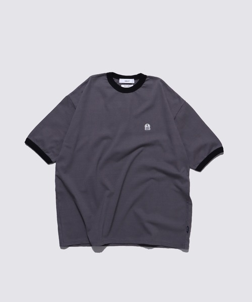 FIDELITY(フィデリティ)の「EMBREM RINGER S/S TEE / 半袖リンガーTシャツ(Tシャツ/カットソー・メンズ・グレー/オフホワイト/ブラック・LARGE/MEDIUM/X-LARGE)」の3枚目の写真