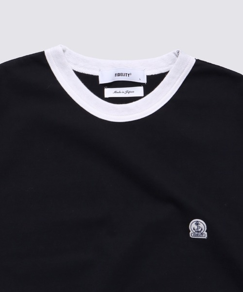 FIDELITY(フィデリティ)の「EMBREM RINGER S/S TEE / 半袖リンガーTシャツ(Tシャツ/カットソー・メンズ・グレー/オフホワイト/ブラック・LARGE/MEDIUM/X-LARGE)」の13枚目の写真