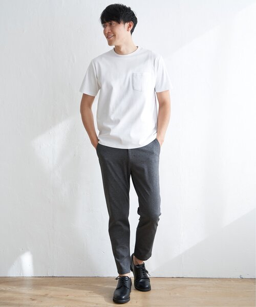 ポンチクルーネックジャケットTシャツ（Tシャツ/カットソー