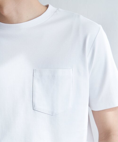 【コットンシルケット】ポンチ クルーネック Tシャツ シルケットポンチクルーネックジャケT｜メンズファッション通販