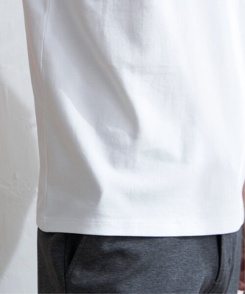 IKKA LOUNGE(イッカラウンジ)の「ポンチクルーネックジャケットTシャツ(Tシャツ/カットソー・メンズ・ホワイト・M/L/XL/S)」の16枚目の写真