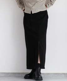 cepo | ハーフジップジョーゼットナロースカート ２WAY(スカート)