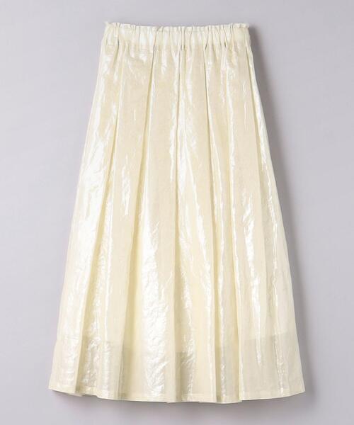 dahl'ia（ダリア）の「＜dahl’ia＞シャイニースカート（スカート・レディース・シルバー・FREE）」の2枚目の写真
